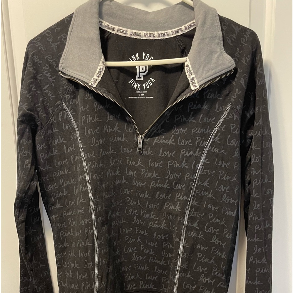 NWOT  Victoria’s Secret pink collection, yoga pullover, size medium